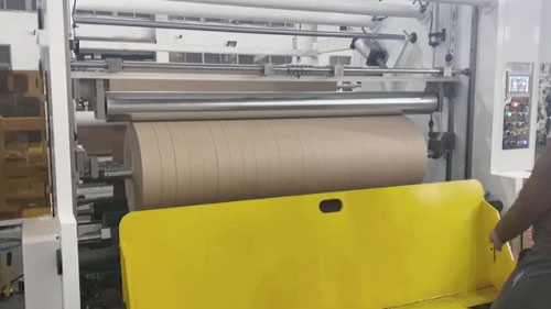 Станок для резки больших рулонных материалов (бобинорезка), ZTM-F