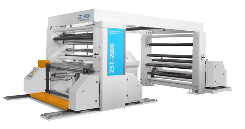 Бобинорезательная машина для рулонных материалов, ZST