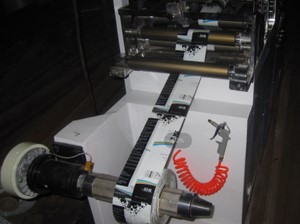 3-х дюймовый пневматический вал на размотке